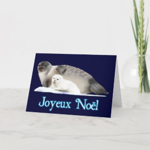 Joyeux Noёl - Ringed Seal Holiday Card