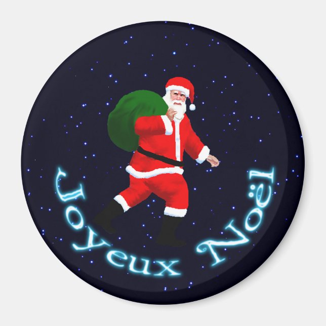 Joyeux Noёl - Santa Claus Magnet (Front)