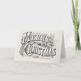 Joyeux Noël 1876, Carte de voeux pliée