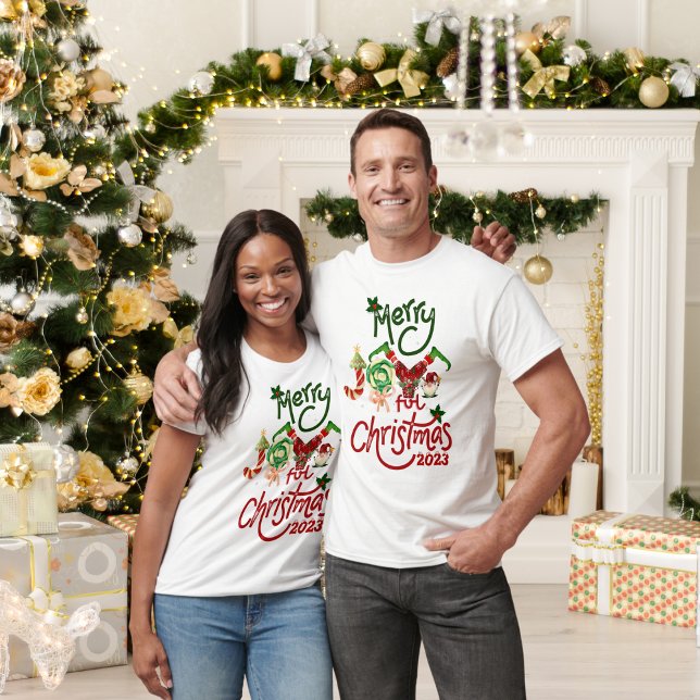 Joyeux Noël 2023 Unisex T-Shirt (Créateur téléchargé)