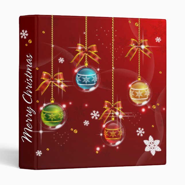 Joyeux Noël 42 options Classeur (Devant/Côté)