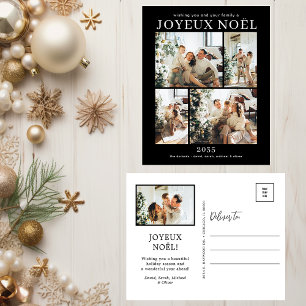 Joyeux Noel 5 Photo  Holiday Postcard