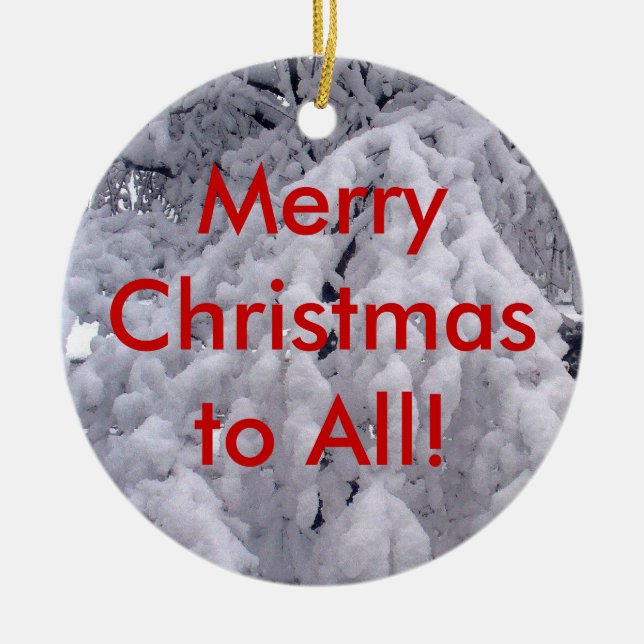 Joyeux Noël à tous les ornements (Devant)