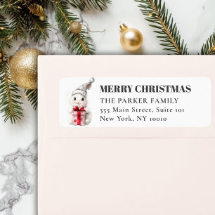 Joyeux Noël! adorable, lapin blanc chapeau de Père