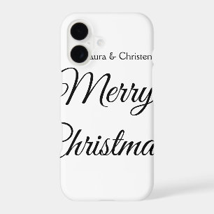 Joyeux Noël ajoutez nom texte personnalisé cadeau