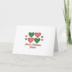 Joyeux Noël, Ami Blank Carte de vacances