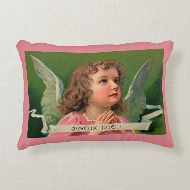 Joyeux Noel Angel Coussin d'accent (Devant)