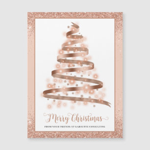 Joyeux Noël Arbre Affaires Carte magnétique