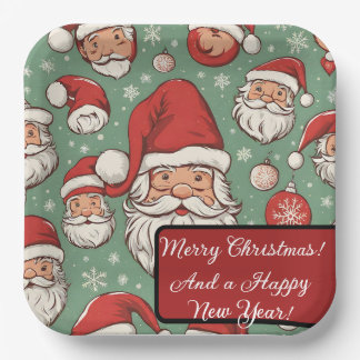 Joyeux Noël ! Assiettes en papier