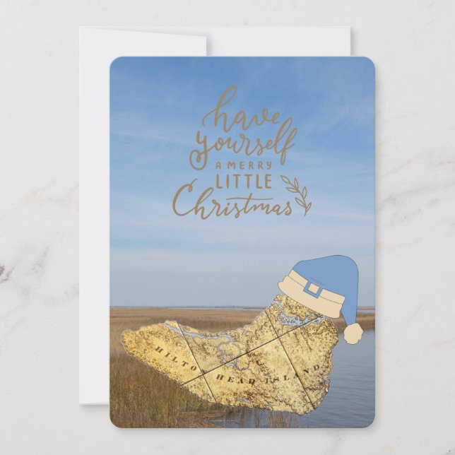 Joyeux Noël au Pays Bas Hilton Head Island Carte (Devant)
