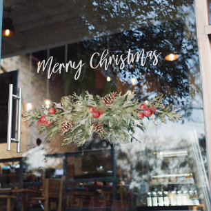 Joyeux Noël Autocollant pour fenêtre de fête