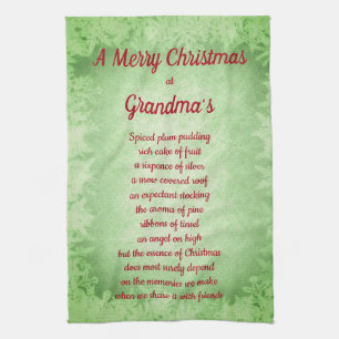 Joyeux Noël aux serviettes de cuisine de la maiso