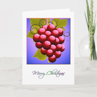 Joyeux Noël avec carte aux raisins