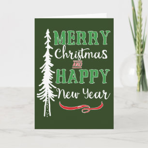 Joyeux Noël Bonne année Carte
