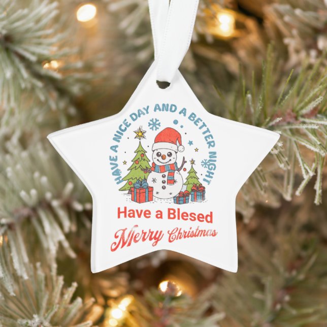 Joyeux Noël Bonne journée et meilleure nuit (Arbre)