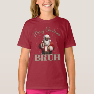 Joyeux Noël BRUH Drôle design T-shirt