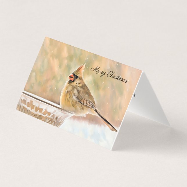 Joyeux Noël - Cardinal féminin (Front)