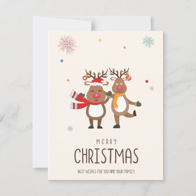 Joyeux Noël carte (Devant)