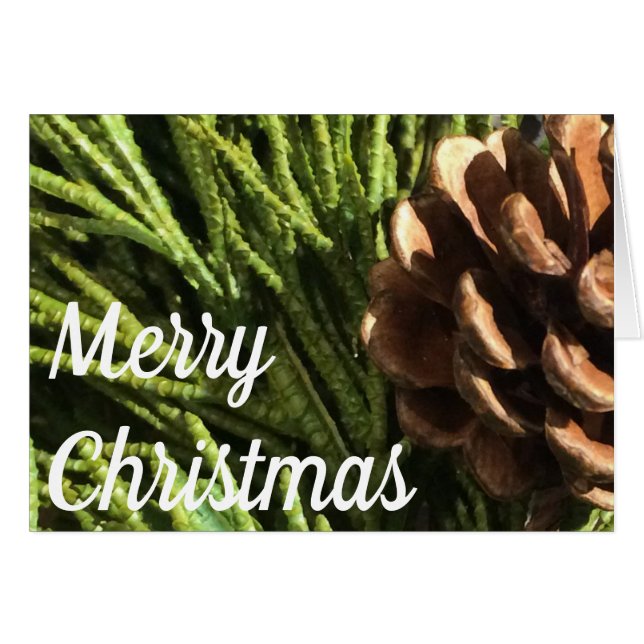 Joyeux Noël, carte (Devant horizontal)