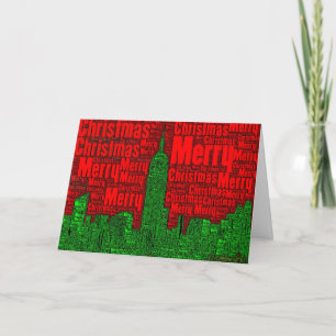 Joyeux Noël : Carte 002 d'art de mot d'horizon de