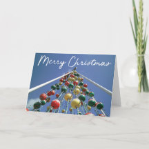Joyeux Noël - Carte Arbre d'Ornement