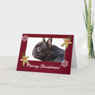 Joyeux Noël Carte Bulldog Française