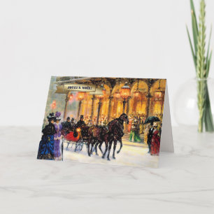 Joyeux Noël. Carte Christmas à French