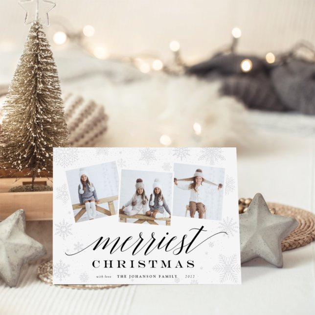 Joyeux Noël | Carte de collage photo de vacances (Créateur téléchargé)
