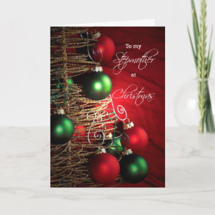 Joyeux Noël, carte de vacances de belle-mère
