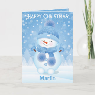 Joyeux Noël | Carte de voeux pour garçon