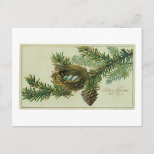 Joyeux Noël Carte de voeux Vintage