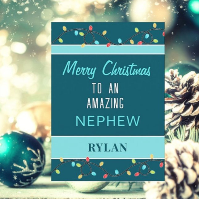 Joyeux Noël carte neveu extraordinaire (Créateur téléchargé)