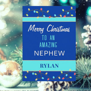 Joyeux Noël carte neveu extraordinaire