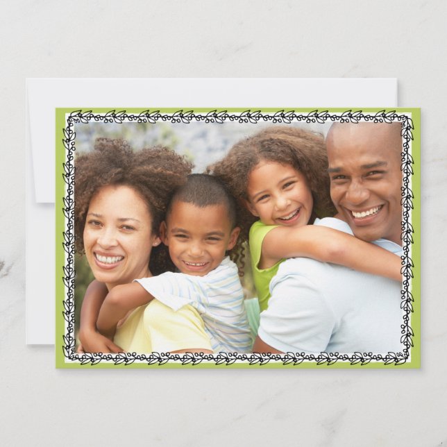 Joyeux Noël Carte photo de famille (Devant)