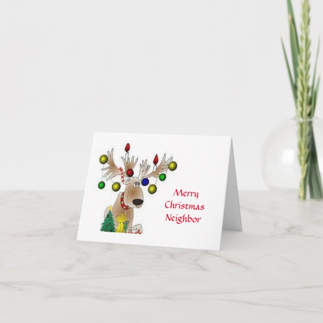 **JOYEUX NOËL** CARTE "VOISIN" (Devant)