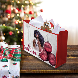 Joyeux Noël Cavalier ! Sac cadeau pour CKCS