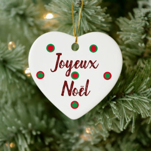 Joyeux Noël Ceramic Ornament