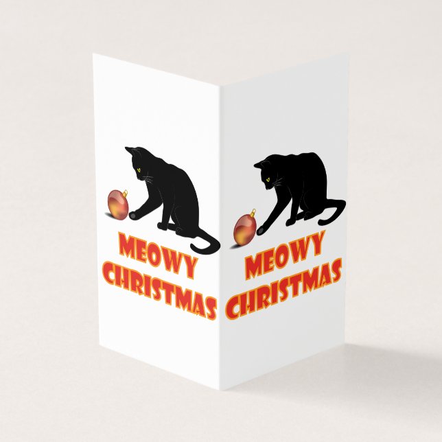 Joyeux Noël Chat Drôle (Outside)