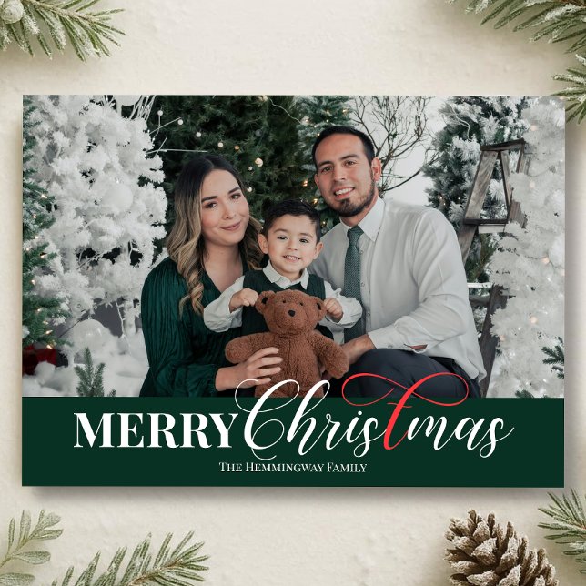 Joyeux Noël Christian Holiday Carte photo (Créateur téléchargé)