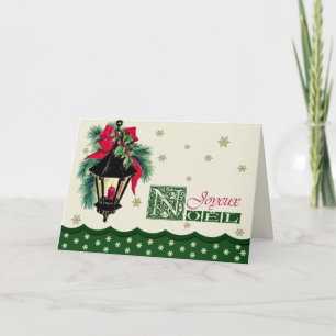 Joyeux Noël. Christmas Cards in French