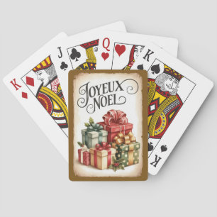 Joyeux Noël Christmas Poker Playing Cards