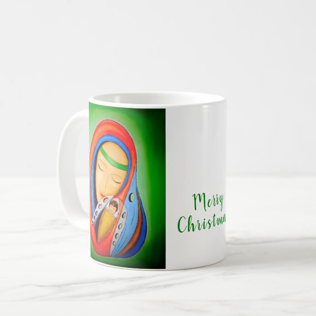 Joyeux Noël classique de Mug (Devant gauche)
