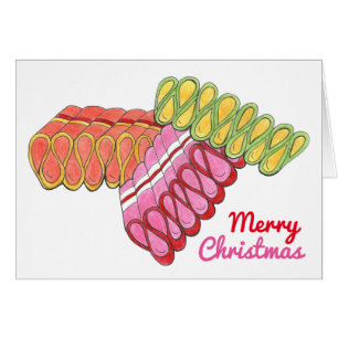 Joyeux Noël Classique Ruban Dur Bonbons Vacances