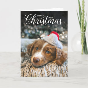 Joyeux Noël classique Type Carte photo
