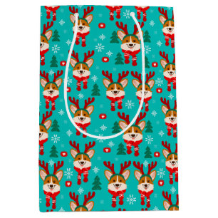 Joyeux Noël Corgi chien sac cadeau
