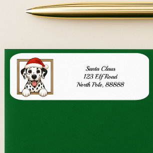 Joyeux Noël Dalmatien Adresse de retour