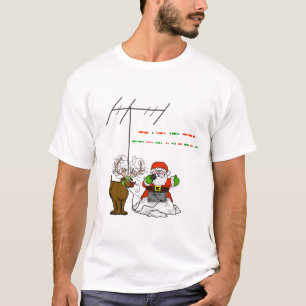 Joyeux Noël dans le T-shirt de code Morse - Père