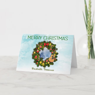 Joyeux Noël de carte de Noël de Nashville
