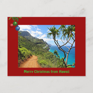 Joyeux Noël de Hawaii Holiday Carte postale