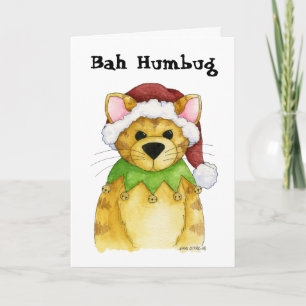 Joyeux Noël de la carte de fumisterie de Bah de